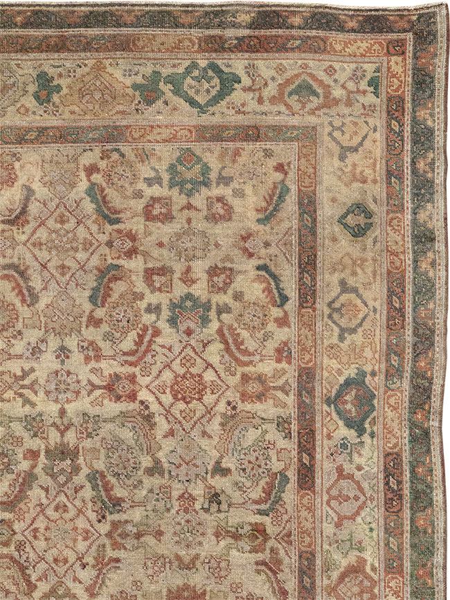 Vintage Indian Lahore Room Size Carpet, No.18710 - Gss
