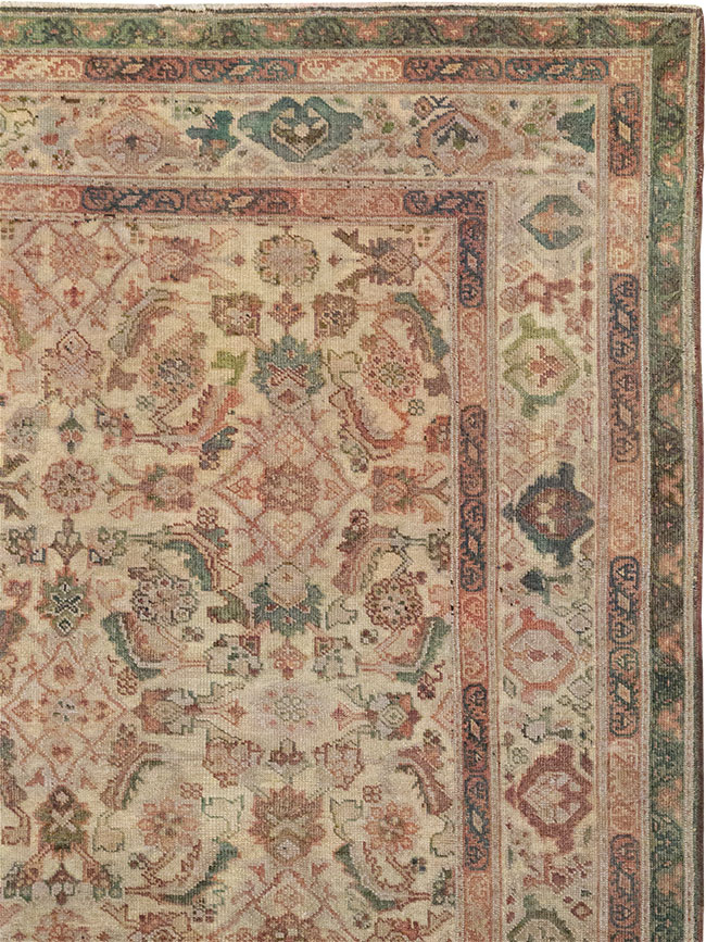Vintage Indian Lahore Room Size Carpet, No.18710 - Gss