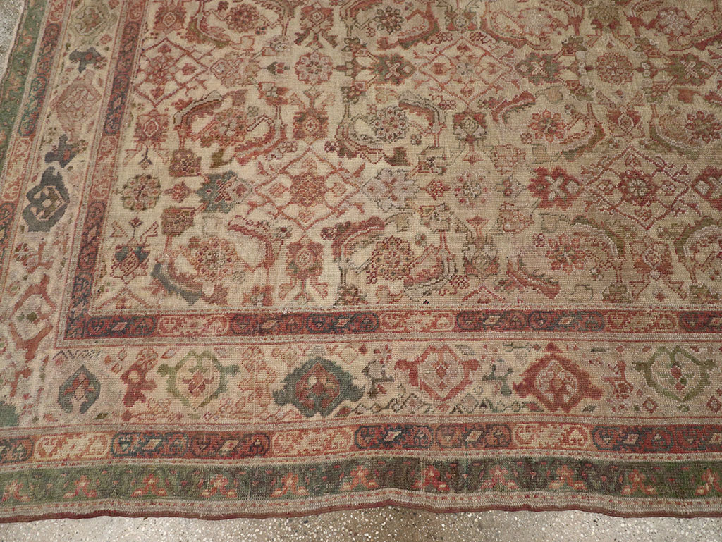 Vintage Indian Lahore Room Size Carpet, No.18710 - Gss