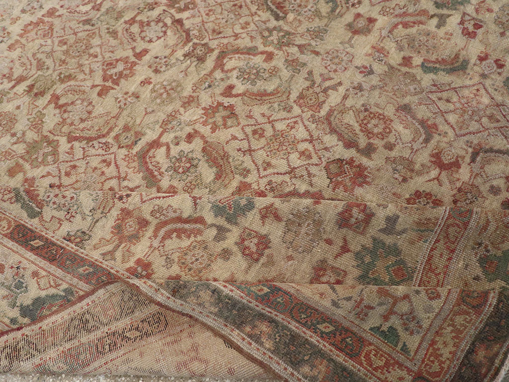 Vintage Indian Lahore Room Size Carpet, No.18710 - Gss