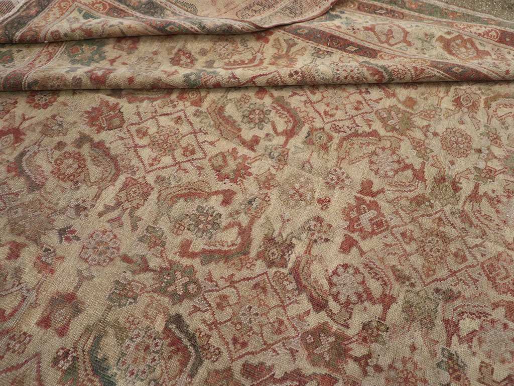 Vintage Indian Lahore Room Size Carpet, No.18710 - Gss