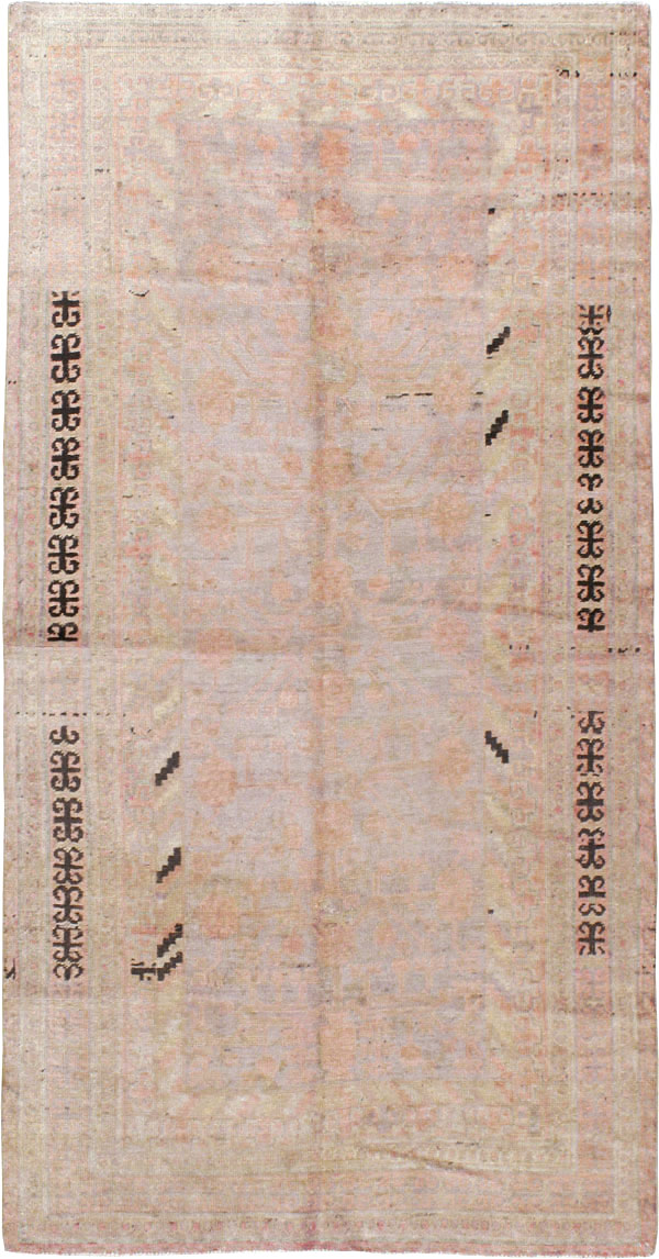Vintage East Turkestan Khotan Rug, No.18718 - Gss