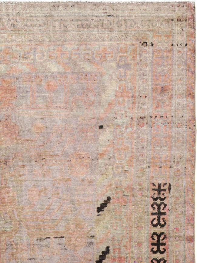 Vintage East Turkestan Khotan Rug, No.18718 - Gss