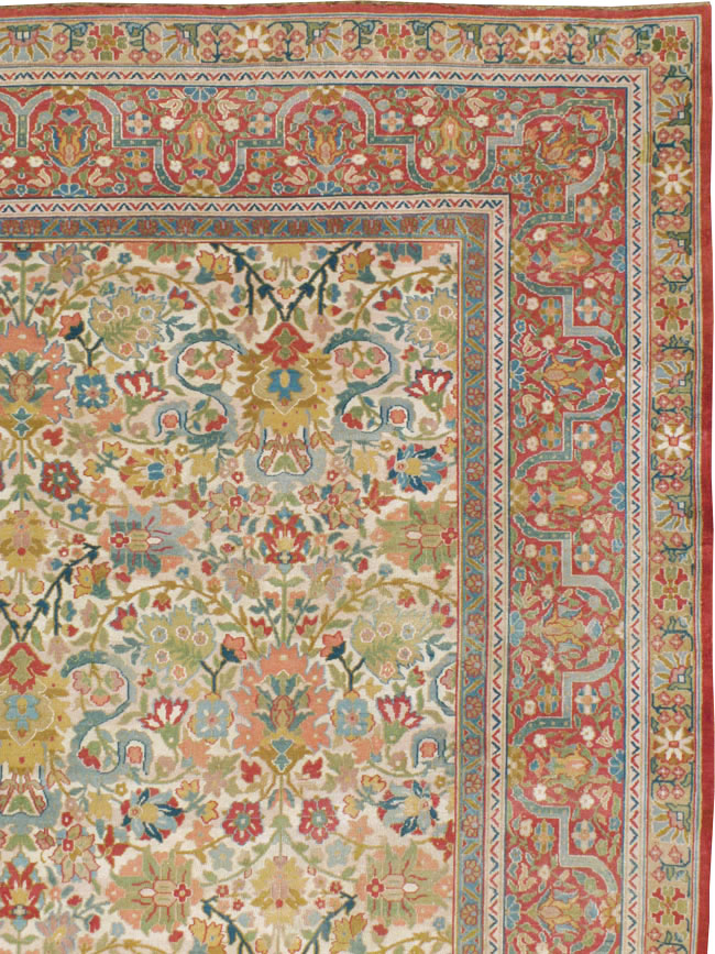 Antique Indian Lahore Carpet, No.18725 - Gss
