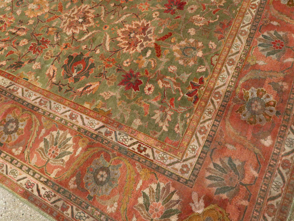 Antique Indian Amritsar Carpet, No.18732 - Gss