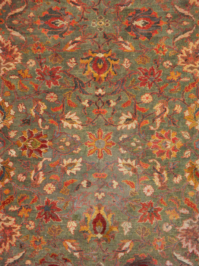 Antique Indian Amritsar Carpet, No.18732 - Gss