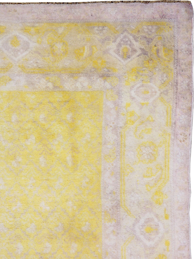 Vintage Indian Cotton Agra Rug, No.18739 - Gss