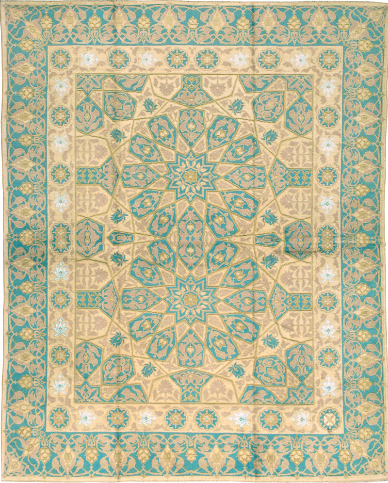 Antique Indian Cotton Agra Carpet, No.18741 - Gss