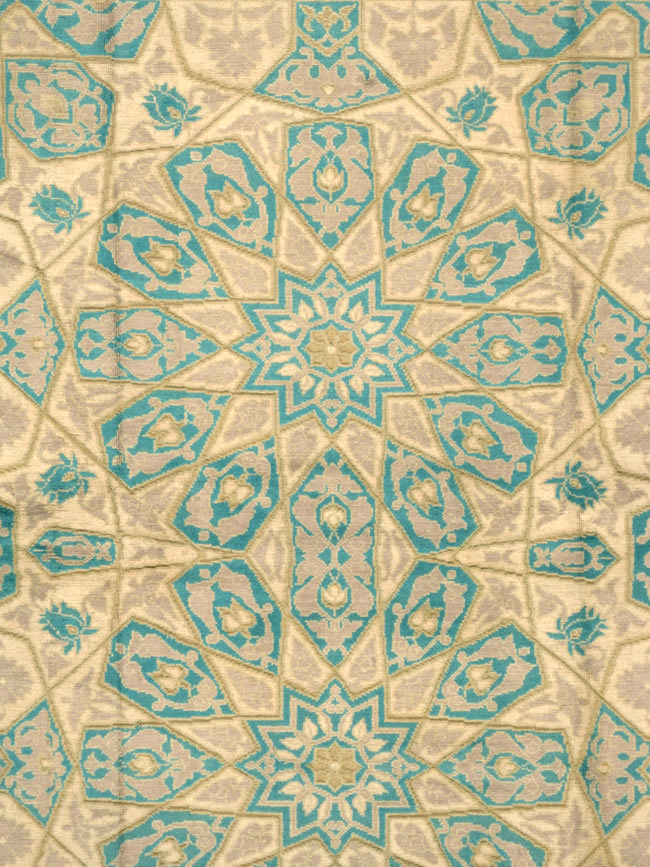 Antique Indian Cotton Agra Carpet, No.18741 - Gss