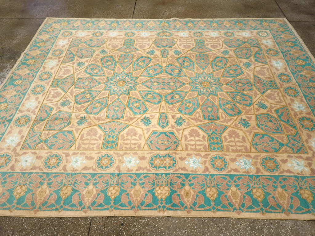 Antique Indian Cotton Agra Carpet, No.18741 - Gss