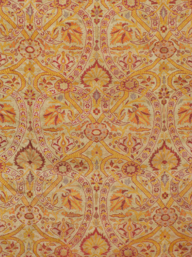 Vintage Indian Amritsar Carpet, No.18743 - Gss