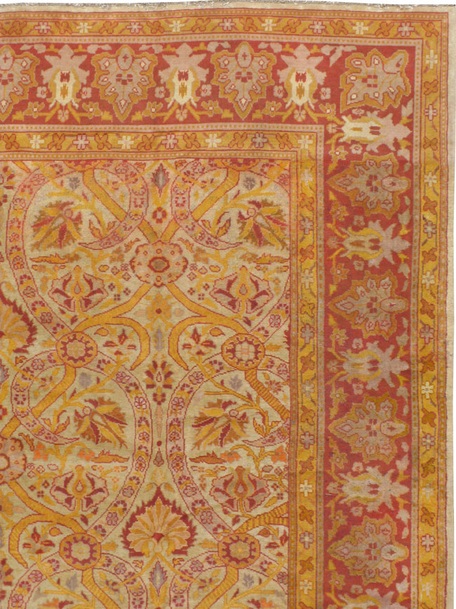 Vintage Indian Amritsar Carpet, No.18743 - Gss