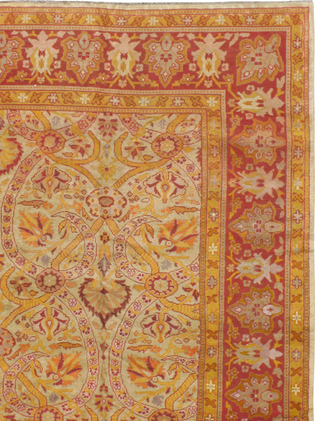 Vintage Indian Amritsar Carpet, No.18743 - Gss