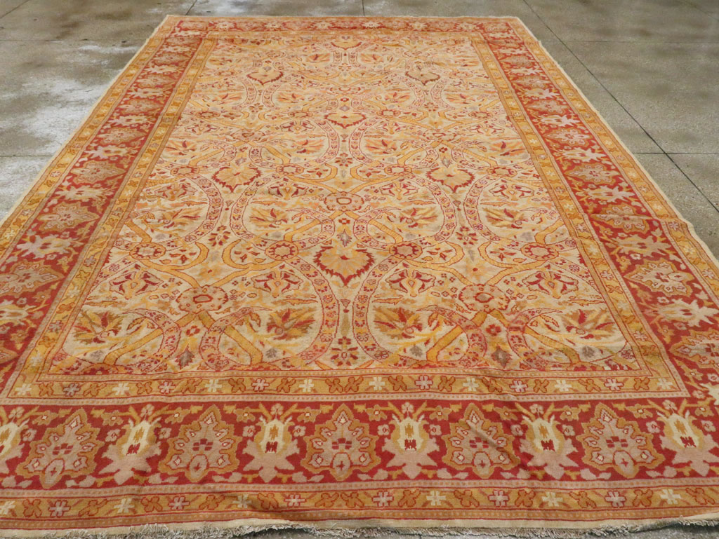 Vintage Indian Amritsar Carpet, No.18743 - Gss