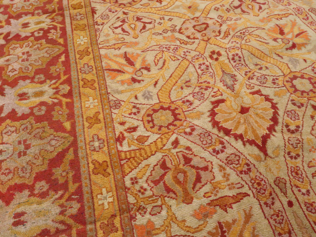 Vintage Indian Amritsar Carpet, No.18743 - Gss
