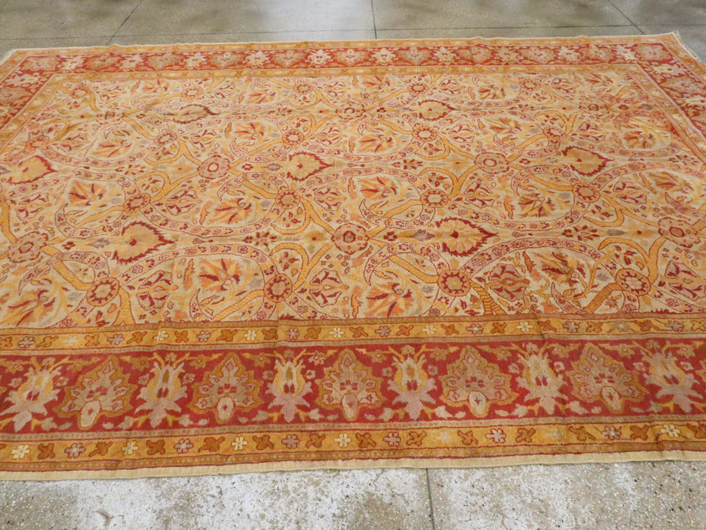 Vintage Indian Amritsar Carpet, No.18743 - Gss