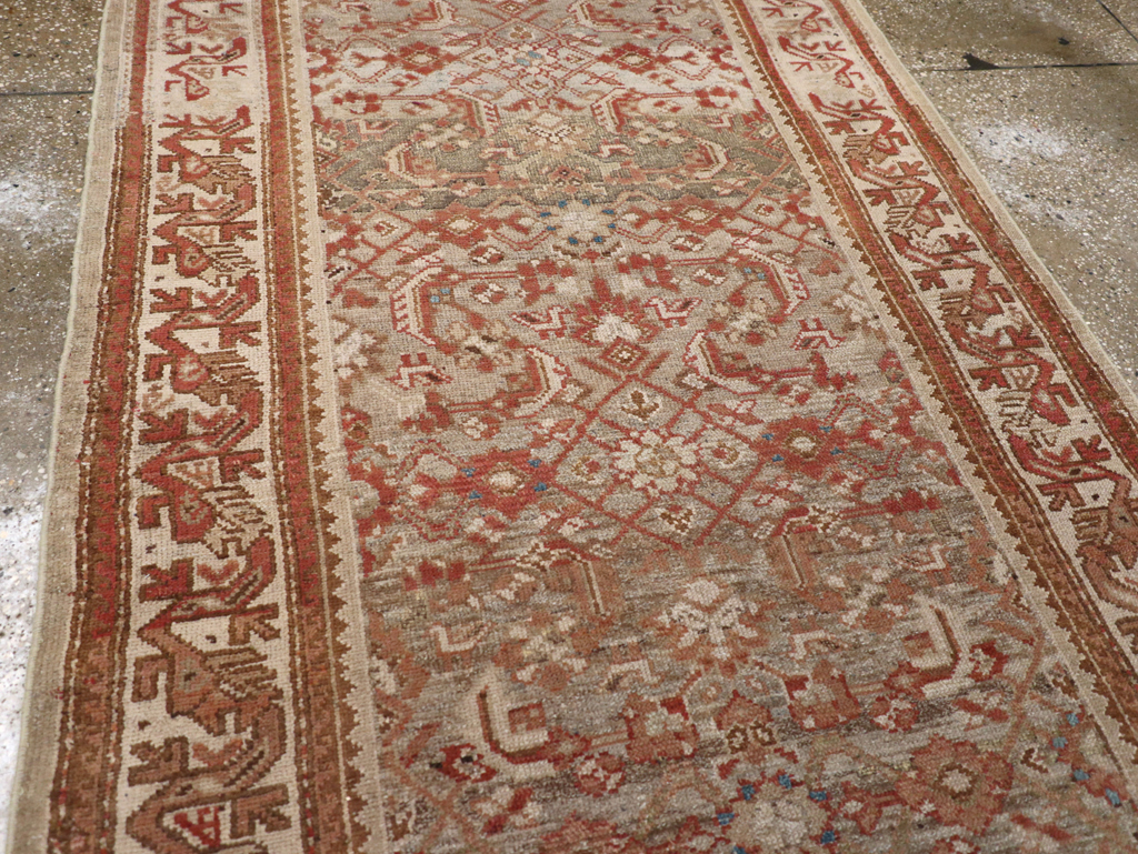 Vintage Persian Malayer Runner, No.18761 - Gss