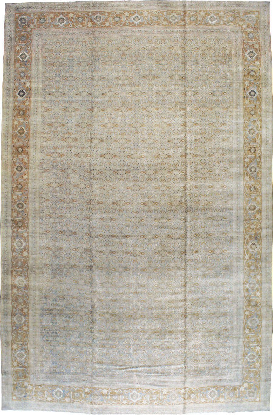 Antique Persian Tabriz Carpet, No.18778 - Gss