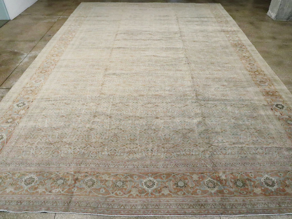 Antique Persian Tabriz Carpet, No.18778 - Gss