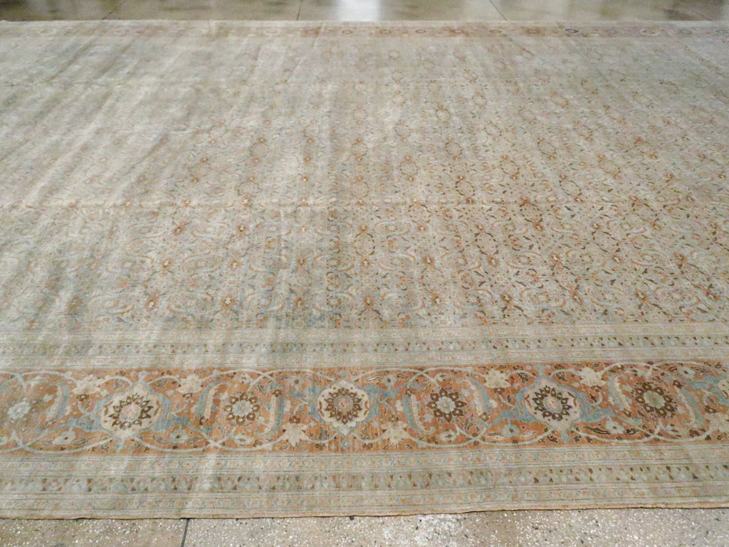 Antique Persian Tabriz Carpet, No.18778 - Gss