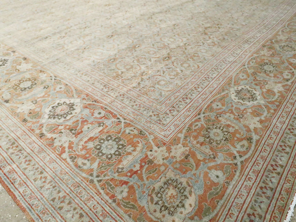 Antique Persian Tabriz Carpet, No.18778 - Gss