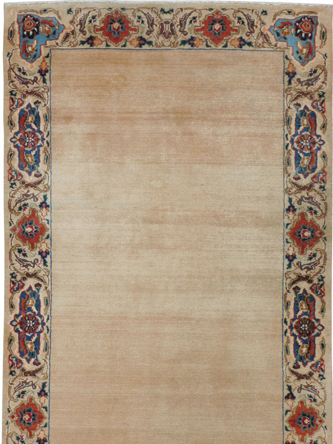 Vintage Persian Mashad Long Runner, No.18780 - Gss