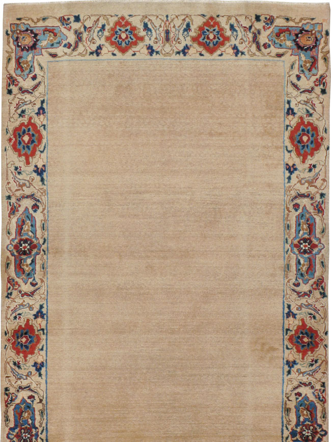 Vintage Persian Mashad Long Runner, No.18780 - Gss