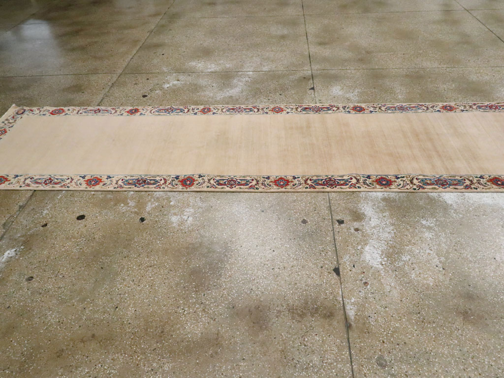 Vintage Persian Mashad Long Runner, No.18780 - Gss