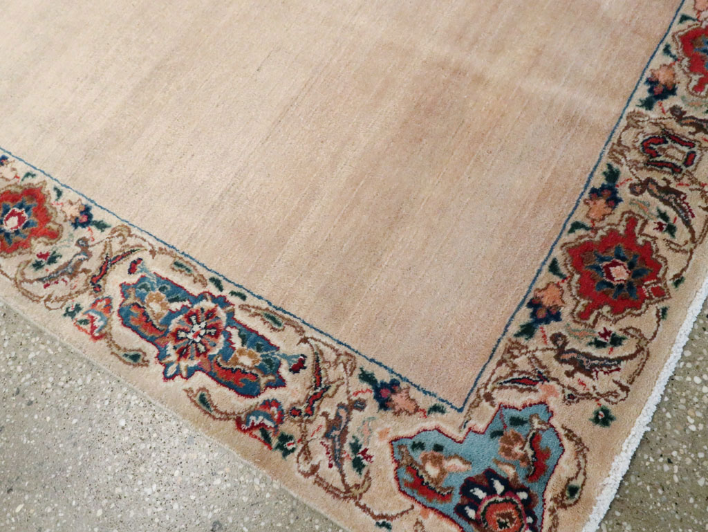 Vintage Persian Mashad Long Runner, No.18780 - Gss