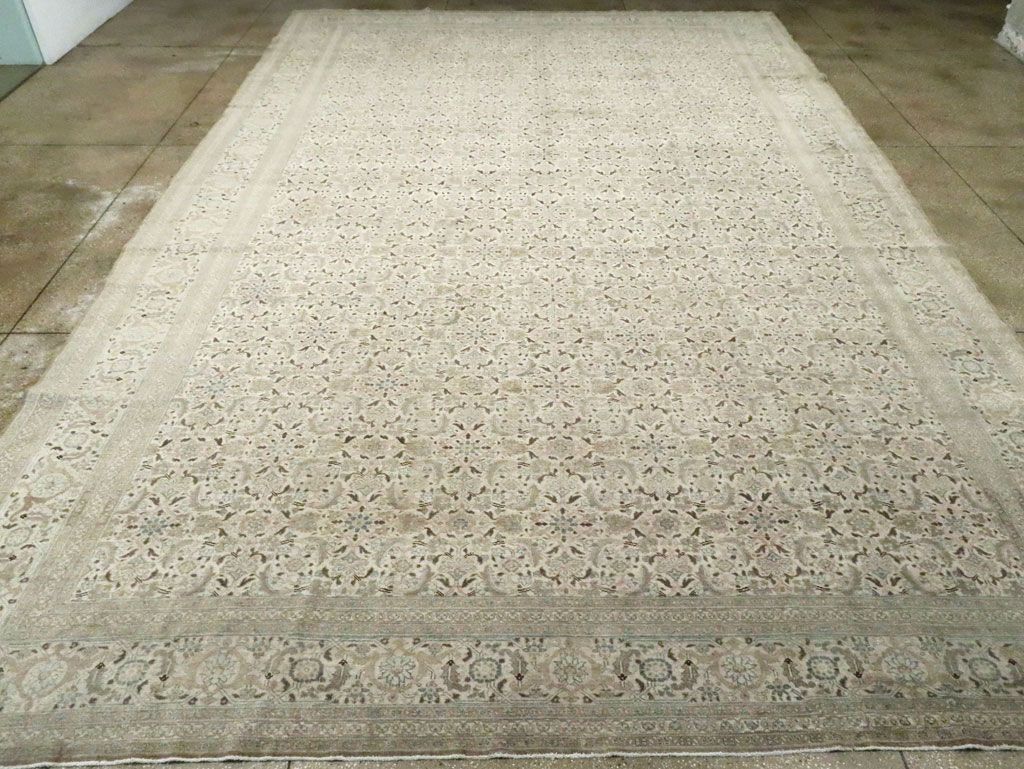 Antique Persian Tabriz Oversize Carpet, No.18782 - Gss