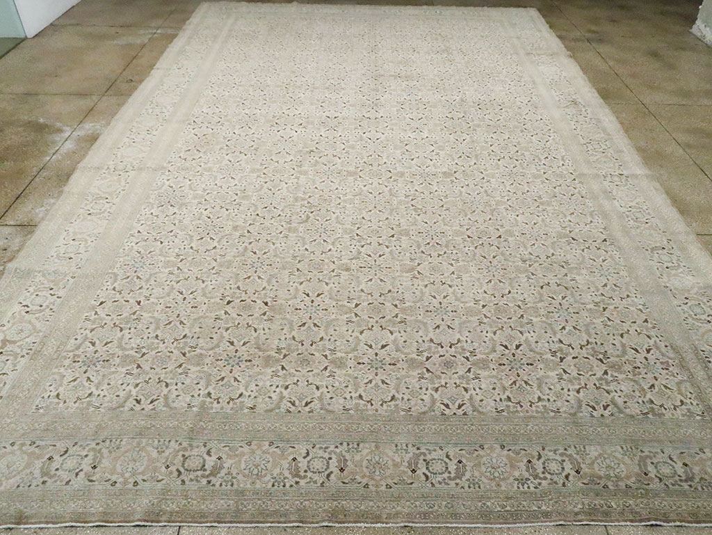 Antique Persian Tabriz Oversize Carpet, No.18782 - Gss