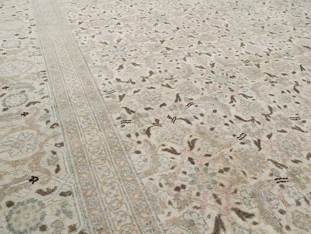 Antique Persian Tabriz Oversize Carpet, No.18782 - Gss