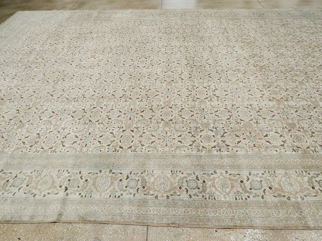 Antique Persian Tabriz Oversize Carpet, No.18782 - Gss