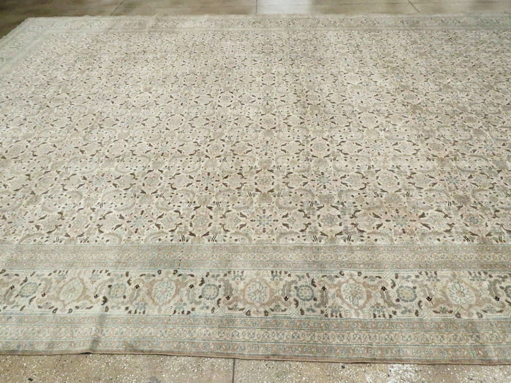 Antique Persian Tabriz Oversize Carpet, No.18782 - Gss