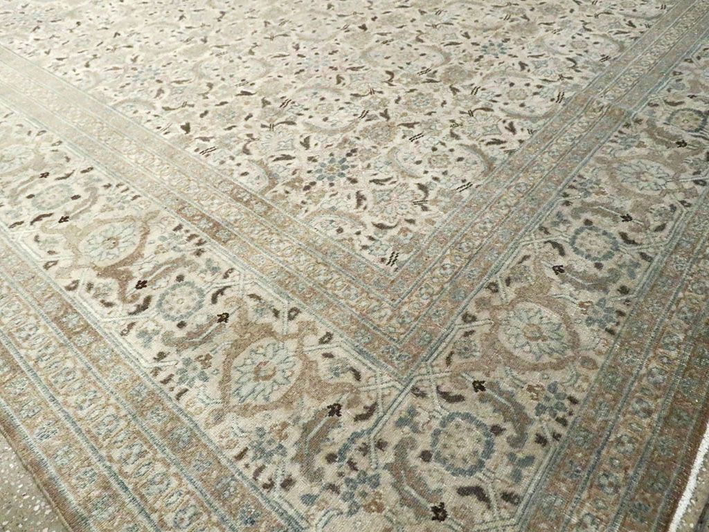 Antique Persian Tabriz Oversize Carpet, No.18782 - Gss