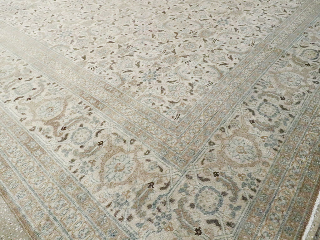 Antique Persian Tabriz Oversize Carpet, No.18782 - Gss