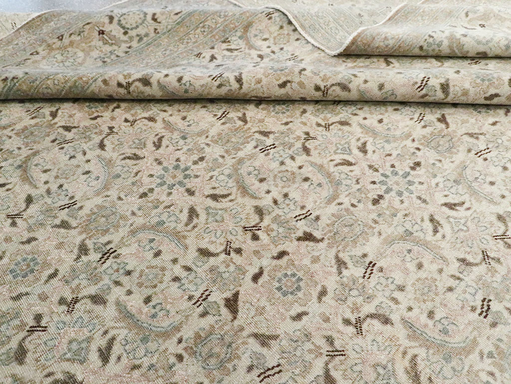 Antique Persian Tabriz Oversize Carpet, No.18782 - Gss