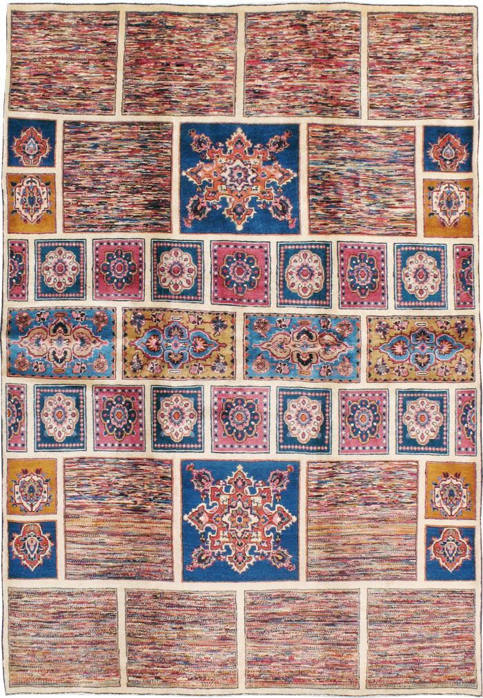 Vintage Persian Mashad Carpet, No.18790 - Gss