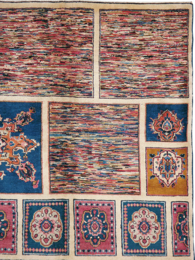 Vintage Persian Mashad Carpet, No.18790 - Gss