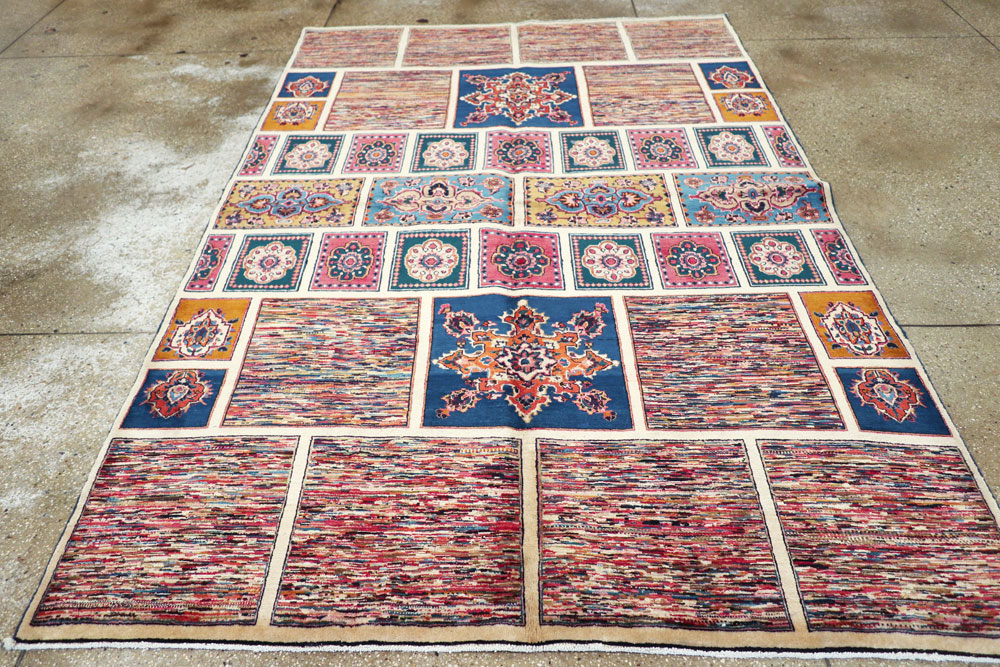 Vintage Persian Mashad Carpet, No.18790 - Gss