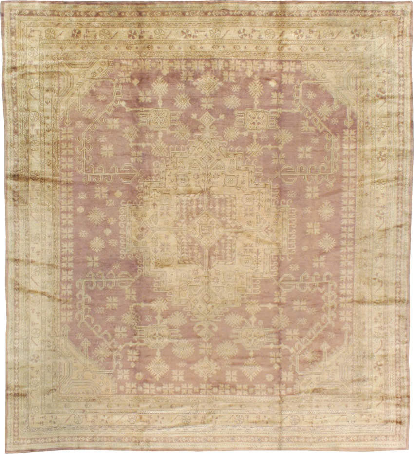 Antique Turkish Oushak Room Size Carpet, No.18794 - Gss