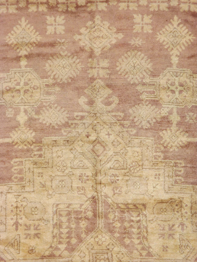 Antique Turkish Oushak Room Size Carpet, No.18794 - Gss