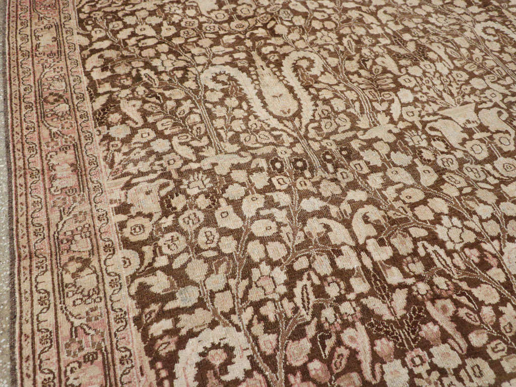 Antique Persian Mashad Carpet, No.18798 - Gss