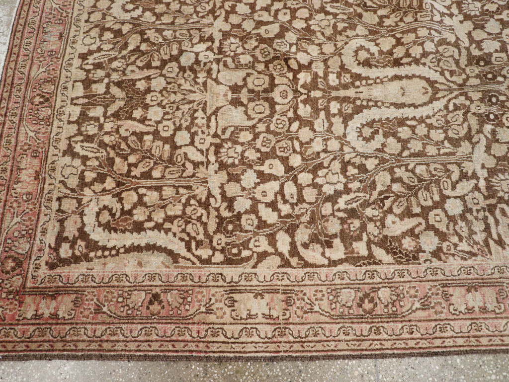 Antique Persian Mashad Carpet, No.18798 - Gss