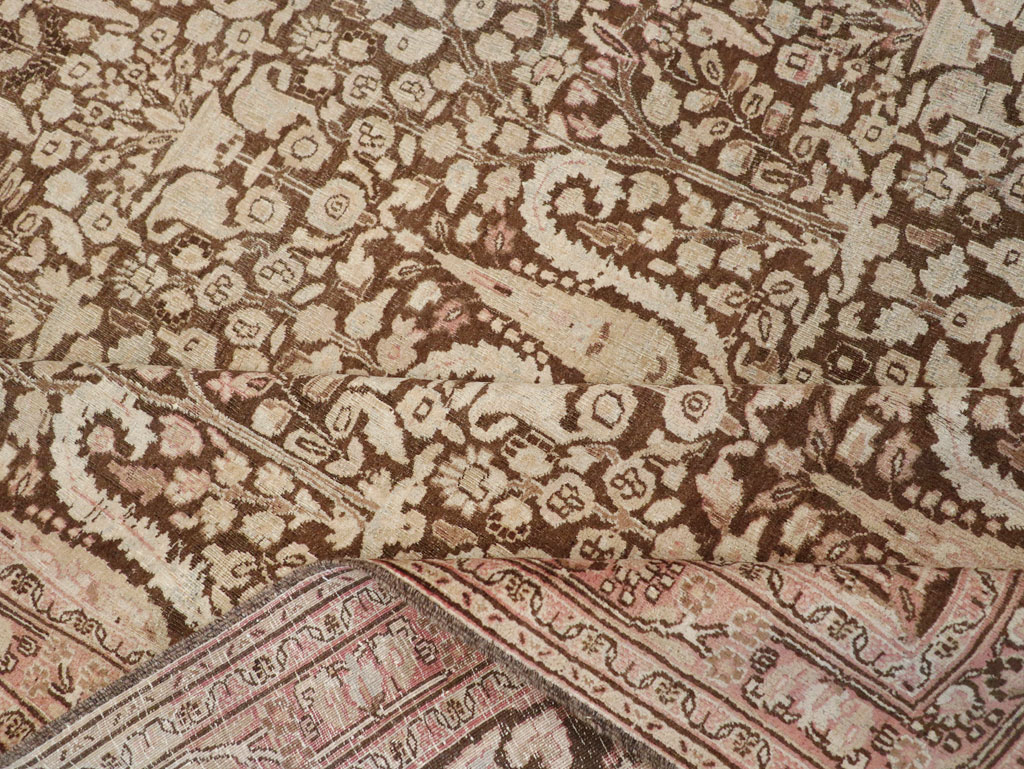 Antique Persian Mashad Carpet, No.18798 - Gss