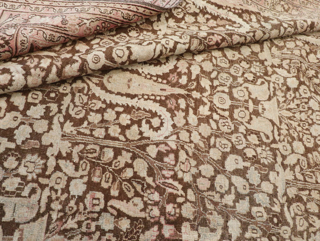 Antique Persian Mashad Carpet, No.18798 - Gss