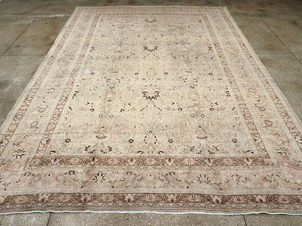 Antique Persian Mashad Carpet, No.18802 - Gss