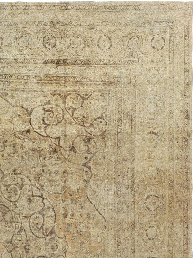 Antique Persian Tabriz Carpet, No.18812 - Gss