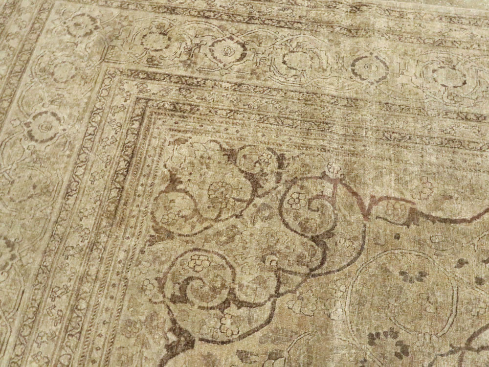 Antique Persian Tabriz Carpet, No.18812 - Gss