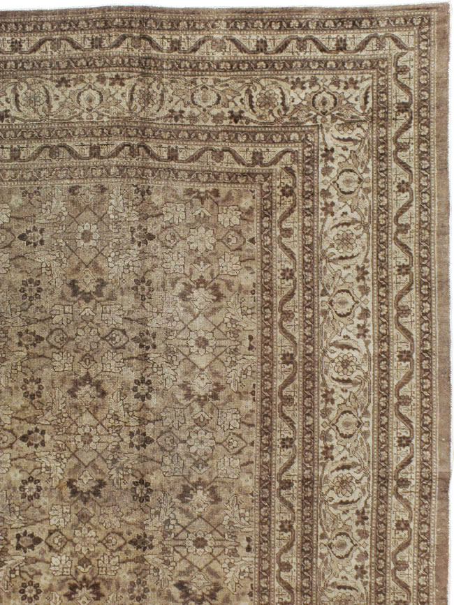 Antique Persian Tabriz Carpet, No.18815 - Gss